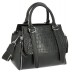Женская кожаная сумка 63-238 BLACK